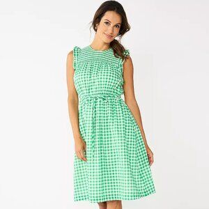 DRAPER JAMES Sleeveless Smocked Dress